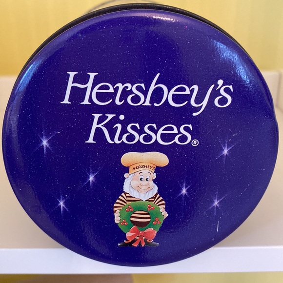 Vintage 1993 HERSHEY’S Holiday Classic Series Round Canister Tin #5 Elves Xmas - Picture 14 of 14